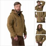 Bunda Helikon-Tex Patriot Heavy fleece coyote – Zboží Dáma