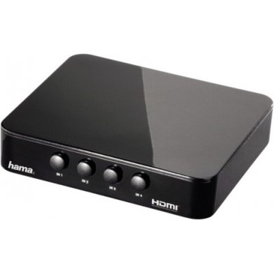Hama 83186 HDMI G-410 Switcher 4x1 – Zboží Mobilmania