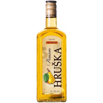 R. Jelínek Hruška Premium 38% 0,5 l (holá láhev) – Zboží Dáma