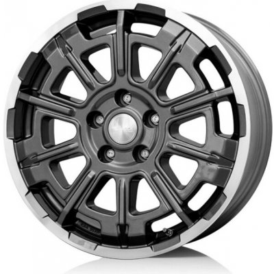 BROCK B45 7.5x18 5x127 ET44.5 himalaya grey polished | Zboží Auto