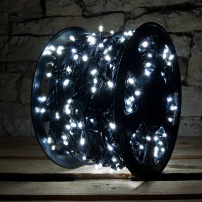 decoLED LED světelný řetěz 100m ledově bílá 1000 diod – Zboží Mobilmania