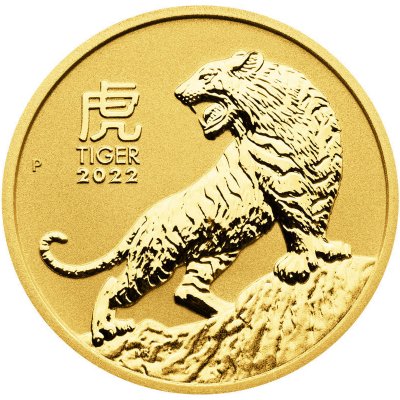 Perth Mint Zlatá mince Rok Tygra Lunární Série III1 oz z – Zboží Mobilmania