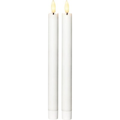 Star trading 2x LED svíčka FLAMME V.25 cm bílá – Hledejceny.cz