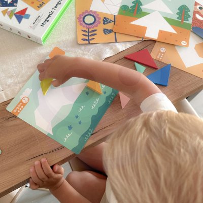 Tooky Toy Magnetický tangram – Zboží Mobilmania