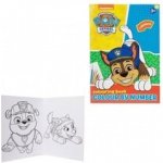 Teddies Malování podle čísel pracovní sešit se samolepkami Tlapková patrola/Paw Patrol 21 x 29,5 cm – Zboží Dáma