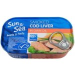 Sun & Sea Uzená tresčí játra ve vlastním oleji 120 g – Zboží Dáma