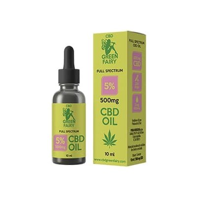 Green Fairy CBD olej full spectrum 5% 500 mg 10 ml