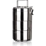 Jídlonosič Banquet nerezový dvoustěnný Akcent, 3 díly – Sleviste.cz