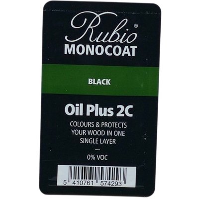 Rubio Monocoat Oil Plus 2C 0,006 l Black – Hledejceny.cz