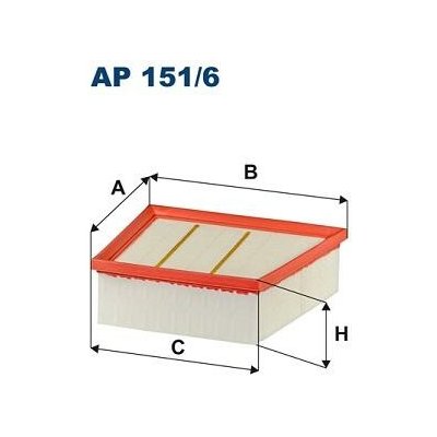FILTRON vzduchový filtr AP 151/6 – Hledejceny.cz