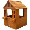 Hrací domeček eliNeli dřevěný zahradní domek s truhlíky