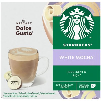 Starbucks White Mocha by NESCAFE DOLCE GUSTO Kávové kapsle 12 kapslí – Zbozi.Blesk.cz