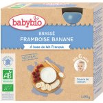 Babybio Brassé Kapsička z kravského mléka malina banán 4 x 85 g – Zboží Dáma