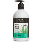 Organic Shop tekuté mýdlo na ruce Aloe Barbadensis 500 ml – Zboží Dáma