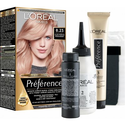 L'Oréal Préférence 8.23 Shimmering Rose barva na vlasy 60 ml – Zboží Dáma