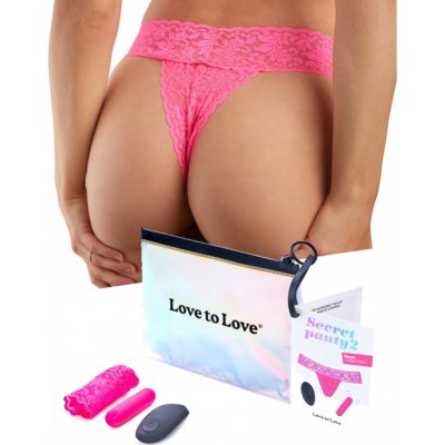 Love To Love Secret Panty 2 Panty Vibrator with Remote Control – Zboží Mobilmania