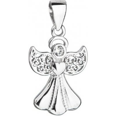 Evolution Group Pavona Stříbrný přívěsek s krystalem Swarovski Andělíček 34262.1 – Zbozi.Blesk.cz