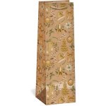 ARGUS Dárková papírová taška NATUR na víno (11 x 36 cm) - Zlaté dárky 08340093 – Hledejceny.cz