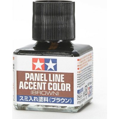 Tamiya Panel Line Accent Color Brown Hnědý 40ml 87132 – Hledejceny.cz