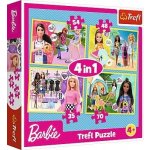 Trefl 4v1 ve světě Barbie 34333 35,48,54,70 dílků – Hledejceny.cz