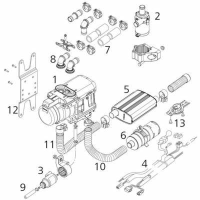 Nezávislé vytápění WEBASTO 1314812B – Sleviste.cz