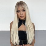 Zářivá blond paruka Niamh s ofinou – Sleviste.cz