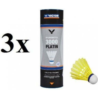 Victor Nylon Shuttle 3000 Platin X6 54ks – Hledejceny.cz