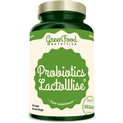 GreenFood Probiotics LactoWise 60 kapslí
