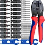 Lisovací kleště Renew Force pro konektory MC4 10 kusů kabel 6 mm2 – Zboží Mobilmania