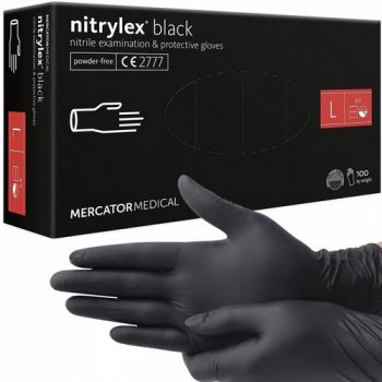 Mercator Medical Nitrylex black černé 100 ks