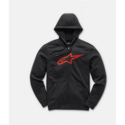 Alpinestars ageless II zip Fleece černo-červená – Zbozi.Blesk.cz
