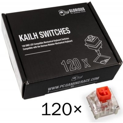 Glorious Kailh Box Red Switches 120 ks – Zboží Živě