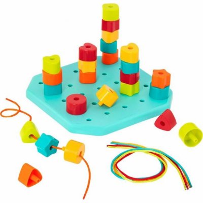 B-Toys navlékací a stohovací tvary Count & Match – Zboží Mobilmania