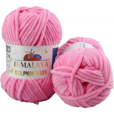 Himalaya příze Dolphin Baby 80309 růžová – Zboží Mobilmania