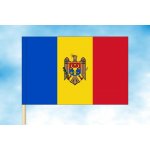LIBEA, s.r.o. Vlajka Moldavska Rozměr: 20×30 cm, Uchycení: Návlek na žerď – Hledejceny.cz