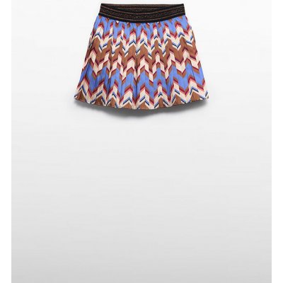 Abel & Lula sukně plisovaná se vzorem modrá – Zboží Dáma