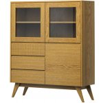 Nábytek z lesa JK-VI503 Dubová 60´s Collection - 120 x 140 x 43 cm – Hledejceny.cz