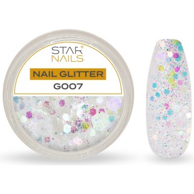 Starnails Nail Art zdobení glitter G007 – Hledejceny.cz