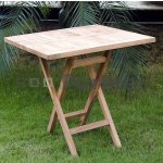 Zahradní skládací stůl ILLA 70x70 cm (teak) – Zboží Dáma