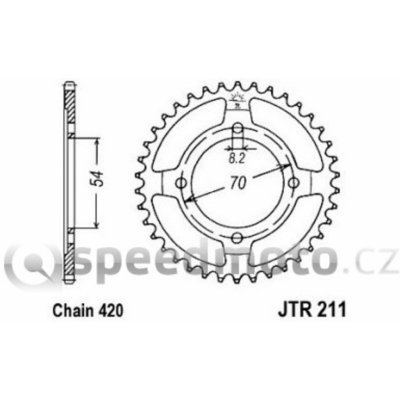 JT Sprockets JTR 211-38 | Zboží Auto