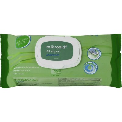 Schulke Mikrozid AF dezinfekční ubrousky wipes premium 50 ks – Hledejceny.cz