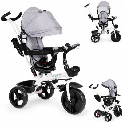 ECOTOYS s otočným sedadlem stříška béžová – Hledejceny.cz