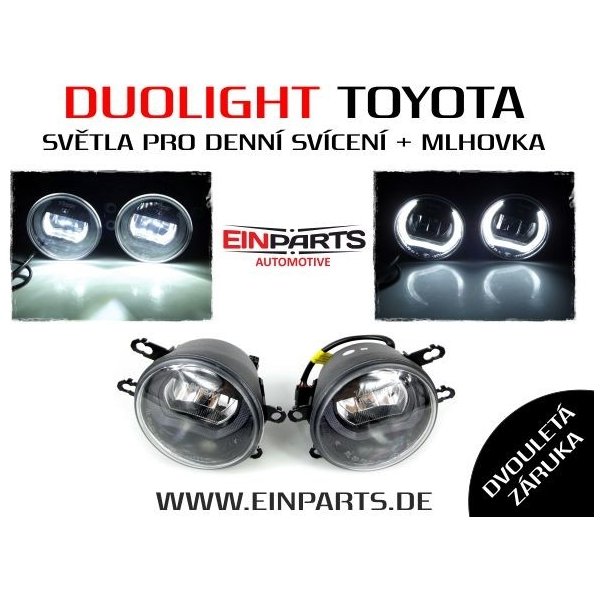 Exteriérové osvětlení DUOLIGHT TOYOTA Corolla X 2006–2013 Denní Svícení