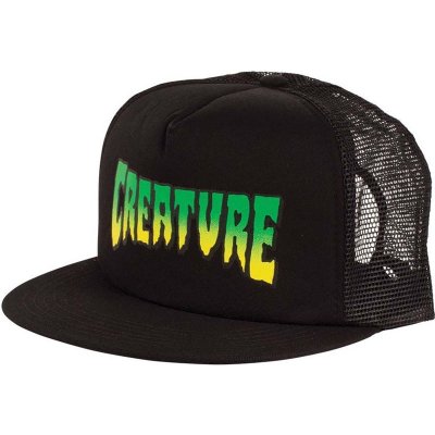 CREATURE Creature Logo Mesh Trucker High Profile Hat Black OS Mens Creature Black – Zbozi.Blesk.cz