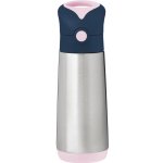 b.box Termoska na pití s brčkem šedá 500 ml – Zboží Dáma