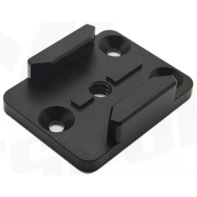 ROLLIN DĚROVANÝ RYCHLOUPÍNACÍ TRIPOD MOUNT V2 pro GoPro HLINÍKOVÝ ČERNÝ GO_4684 – Zboží Živě