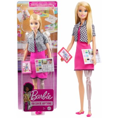 Barbie Návrhářka interiérů s protetickou nohou – Zboží Dáma
