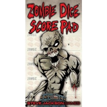 Steve Jackson Games Zombie Dice Score Pad