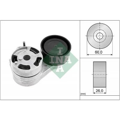 INA Napínák drážkového klínového řemenu IN 534093810 – Zboží Mobilmania