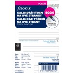 Filofax, Kalendář 2023 kapesní, týden 2 strany, linky, ČJ+SJ – Hledejceny.cz